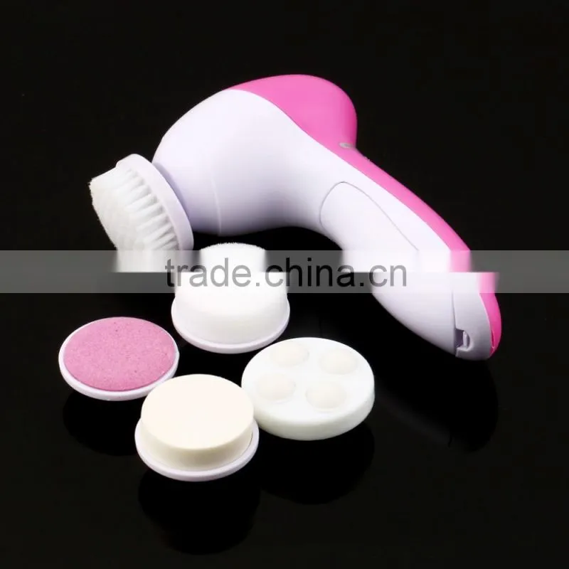 Face Skin Care Facial Beauty Smoothing Body Massager Cleansing 5 In 1 Cleaner
