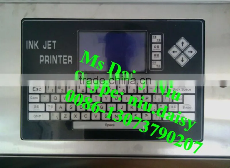 commerical yoghourt date coding machine/milk date printer/dairy product date printing machine
