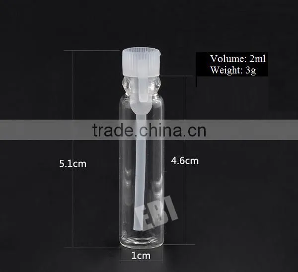 2ml 3ml 5ml Glass Test Vials Tube For Perfume