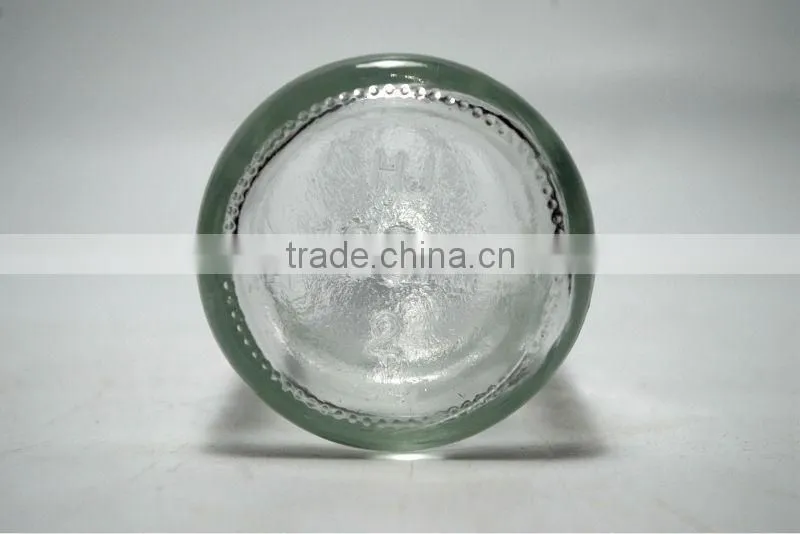 100ml boston round glass bottle with aluminum cap