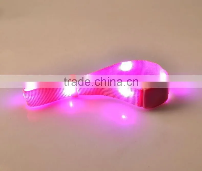 Custom Color LED Sound Activated Bracelet