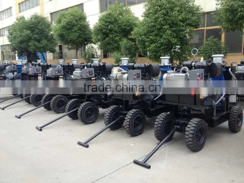 diesel engine or electric motor centrifugal water pumps using for irrigation , firefighting
