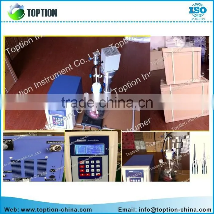 500ml lab research equipment Full Closeness Ultrasonic Reactor TOPT-1000D