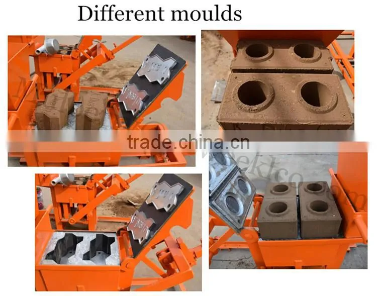 Neweek environmental small manual clay brick making machine for sale
