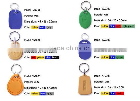 Nfc Key Tag, Keychain, Keyfob for Loyalty System/Access Control/Cashless Vending