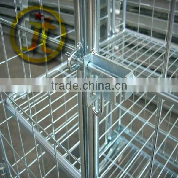 galvanized rolling wire mesh storage container