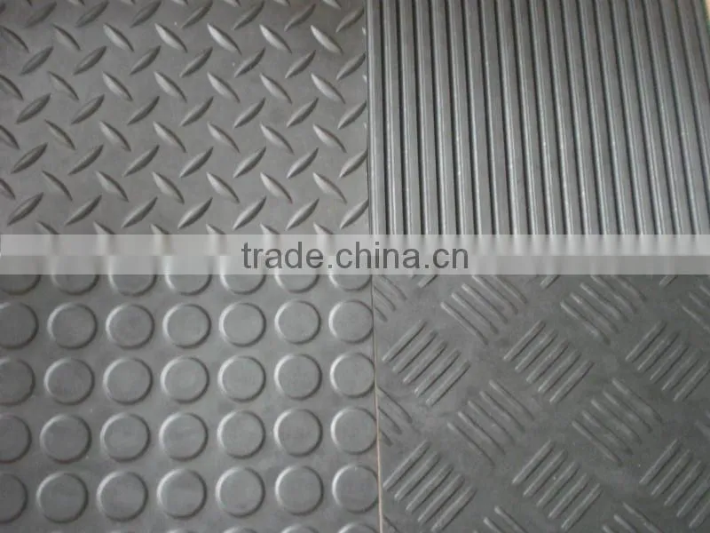 3mm thickness electric safety anti slip flooring rubber mat