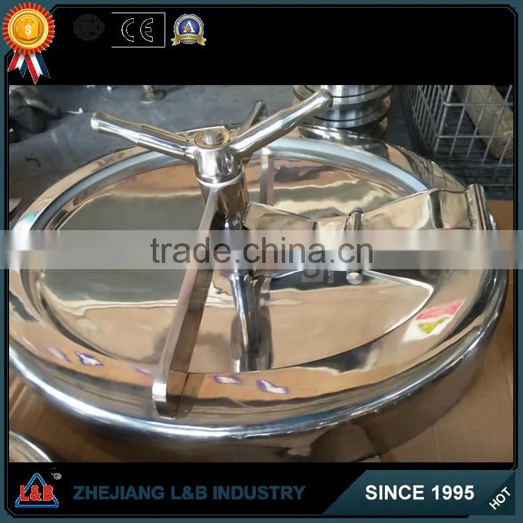 stainless steel tank parts elliptic type YAW Manhole Covers with pressure