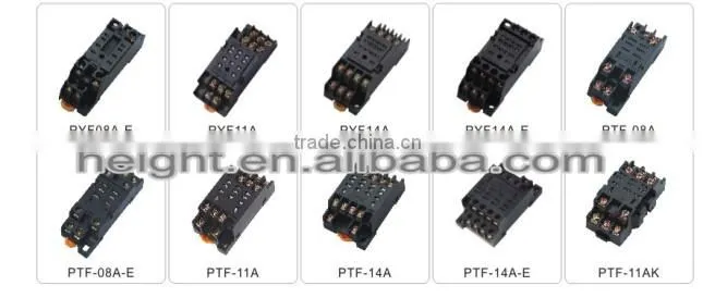 HEIGHT Hot Sale PX78703 Relay Socket /17 pin Relay Socket/general relay socket with High Quality Factory Price
