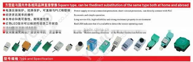 WJK-II2(White Sheel) AC NO Two wire Non-Screen shield Detection distance 8mm Integrated Proximity Switches Transistor Sensor