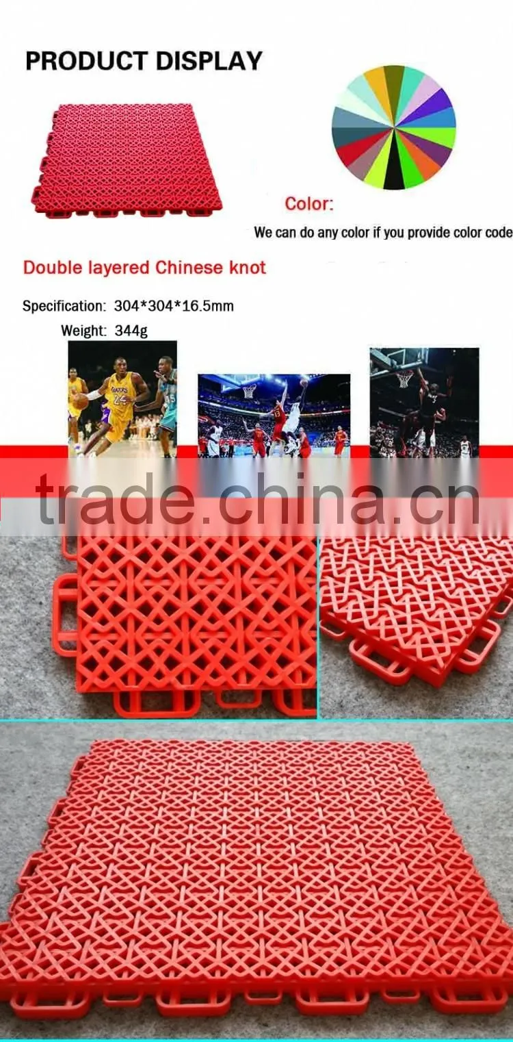 stylish interlocking sport flooring for playground, kindergarten