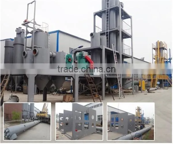 200 kw Biomass gasifier/wood gasifier power plant widely used to many field
