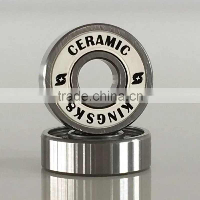 High Speed Skate Board Precision ZrO2 ceramic bearing 608