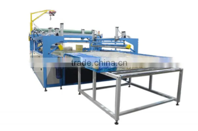 Best selling semic-automatic pe mattress plastic film packing machine