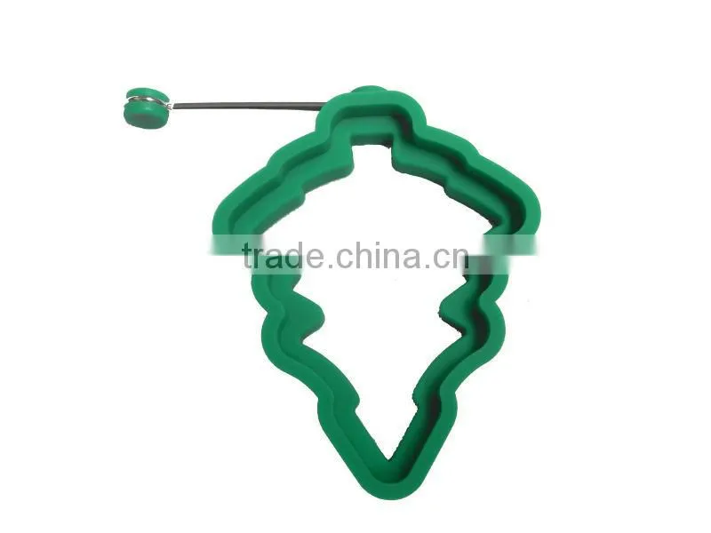 FDA LFGB Non-stick Silicon Egg Frying Ring with Handle