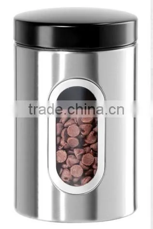 Stainless Steel Kitchen Storage Canister Coffee Canister
