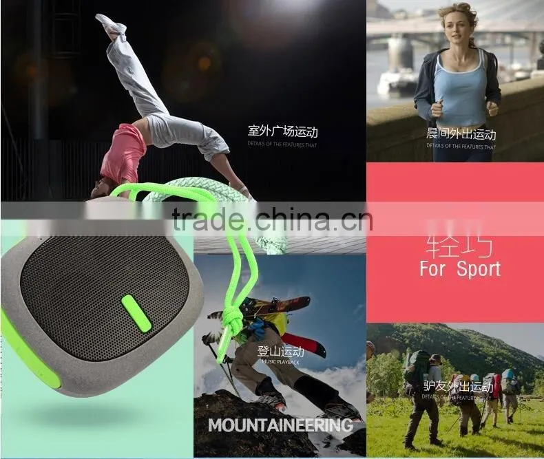 Cheapest Outdoor Wireless Bluetooth speaker outdoor portable charging treasure Speaker SD card mini speaker