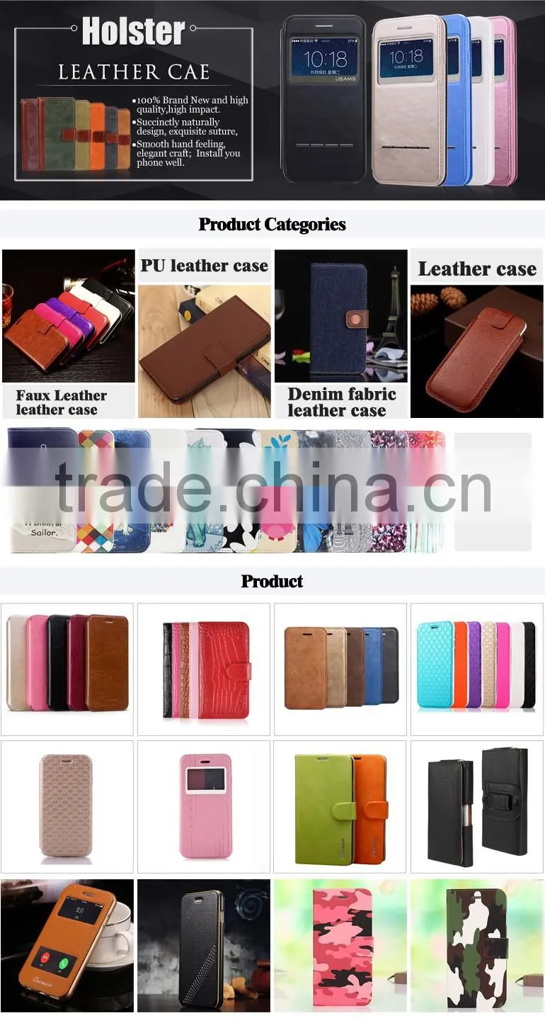 Genuine leather back cover, multi color leather case for iphone 6s / plus