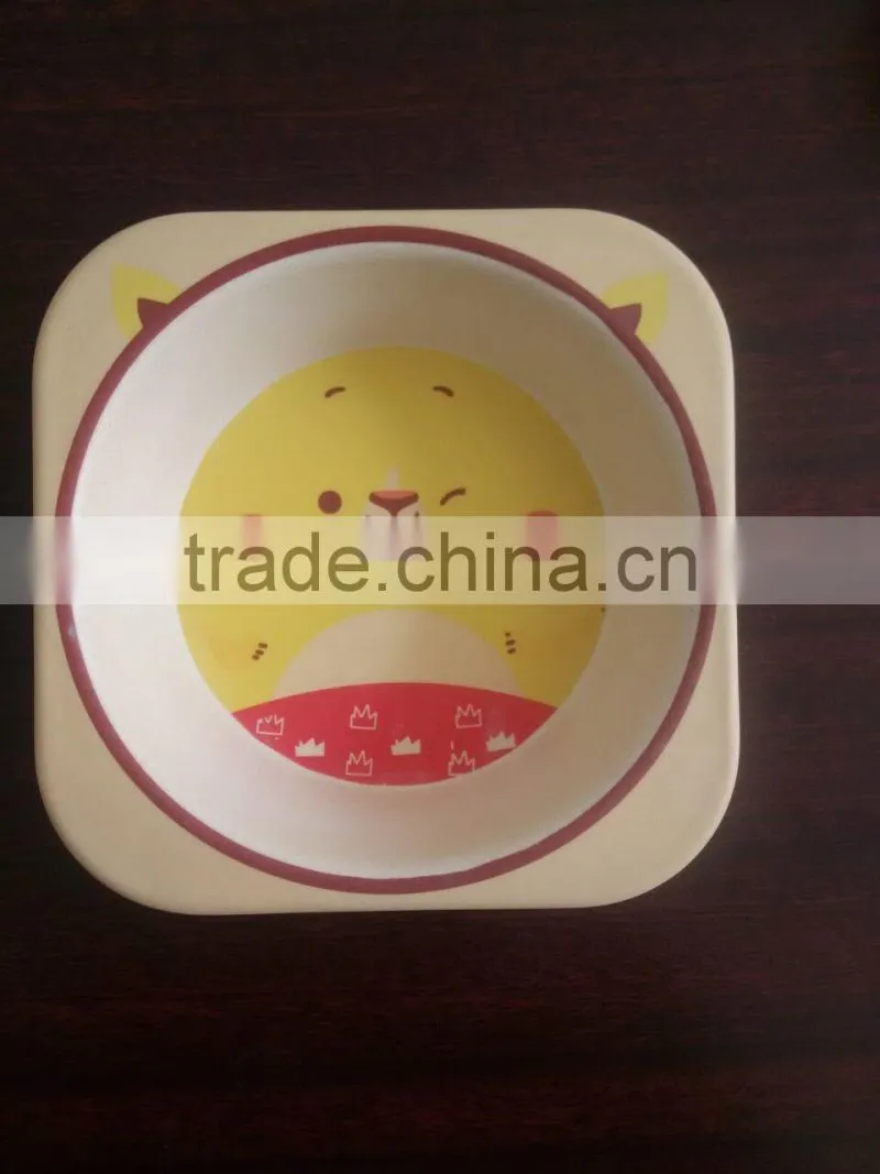 Bamboo Fiber Kids Dinnerware five sets,eco-friendly