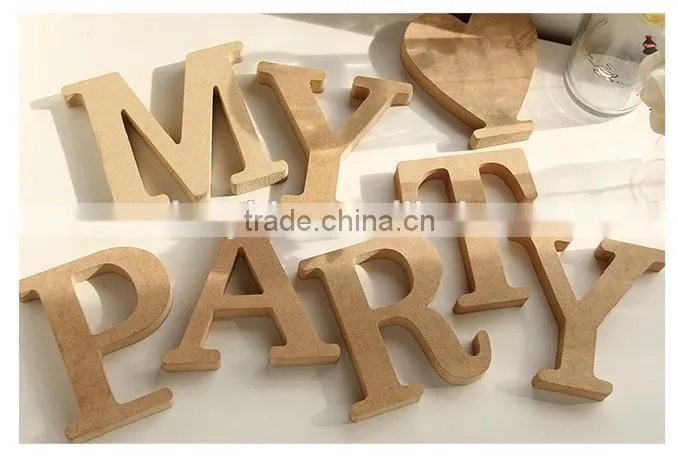 Wooden Sign for home decor English Letters