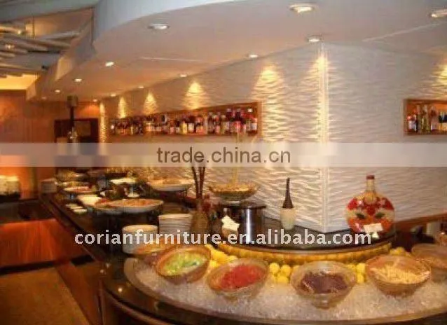Hi macs solid surface interior decorating wall