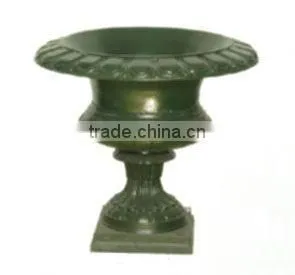cast iron clay garden flower pot