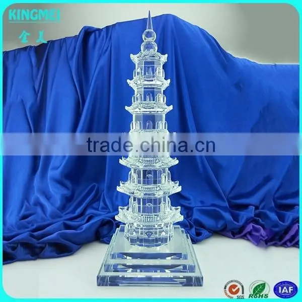 Various shape high quality crystal panda cellphone display stand for gift