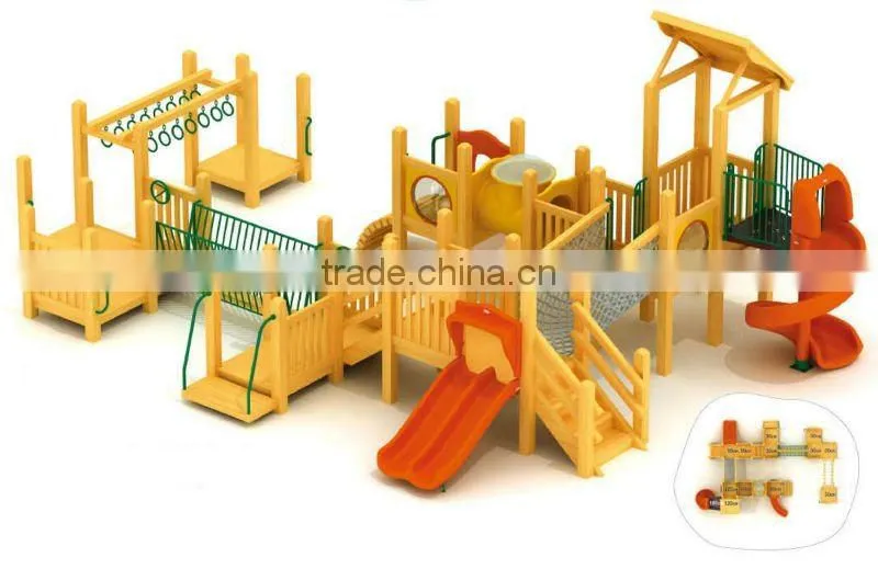EXCELLENT QULAITY !!!! OUTDOOR KIDS WOOD CLIMBING FRAME (A-05803)