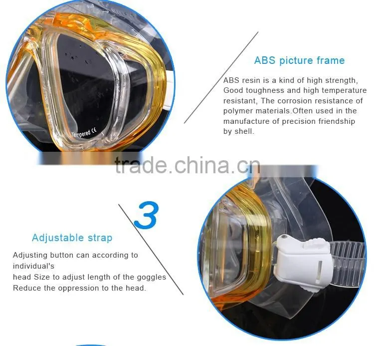 Black Low voulme, four windown diving masks, diving goggles and professional diving glasses(MK-701)