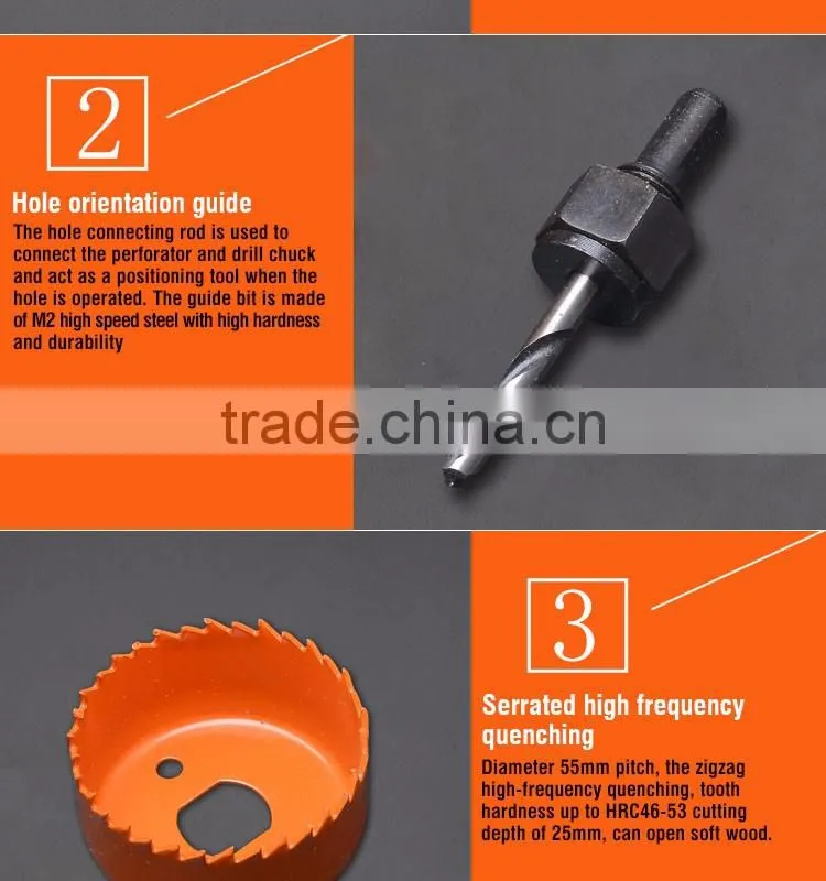 3PCS Holesaw Tools Set For Wood