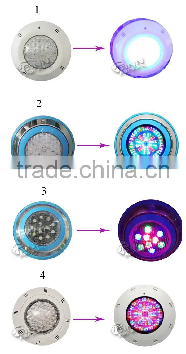 3W aluminium oxide tempered glass underwater swimming pool led mini light
