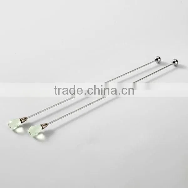 Hot Sale Crystal Coffee Stirrer Stainless Steel Coffee Whisk Coffee Frother Stirrer