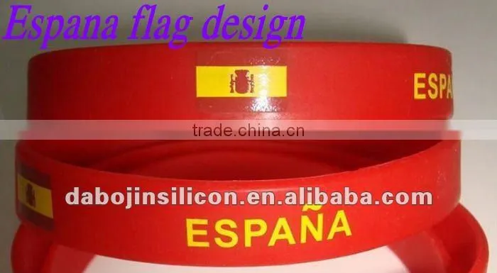 flag wristband country flag silicone rubber wristbands