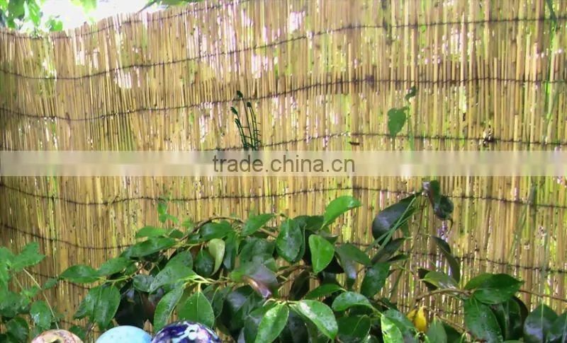 reed fence for gardening
