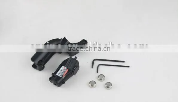 Tactical Red Dot 635nm Compact Rail Laser Sight Weaver for Gun Rifle Pistol (ES-BR-LS17R)