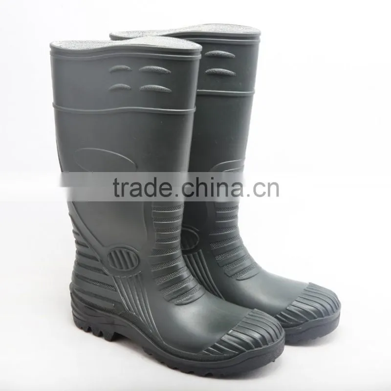 CSA impact and penetration resistance PVC waterproof gumboots safety rain boots