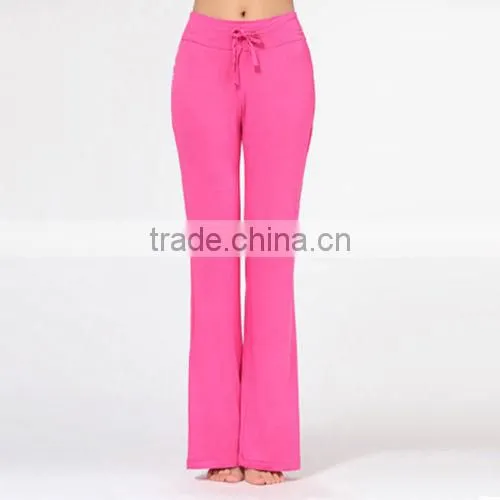 Womens Yoga Pant Trousers Cotton slimming Practise Pants Exercise Lounge Sports Long Pant