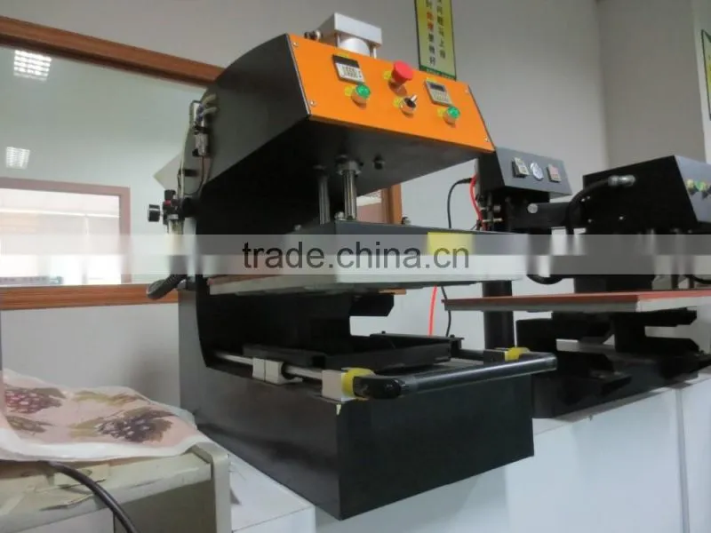 CE high quality pneumatic heat press machine with only one press bed