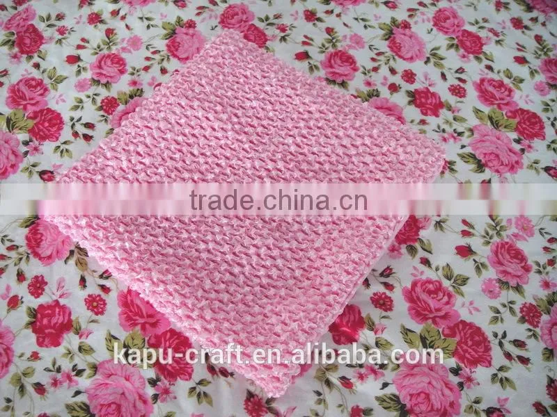 Solid color 9 inch girls crochet tube top lined crochet tube top for tutus