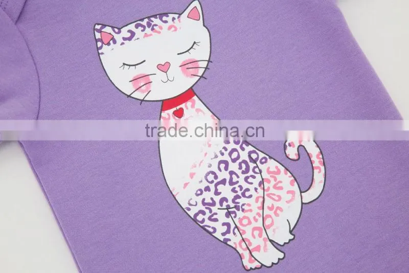 Cheap Factory Baby Clothes Summer 100%Cotton Short Sleeves with Animal Prints Newborn Infant Baby Bodysuits