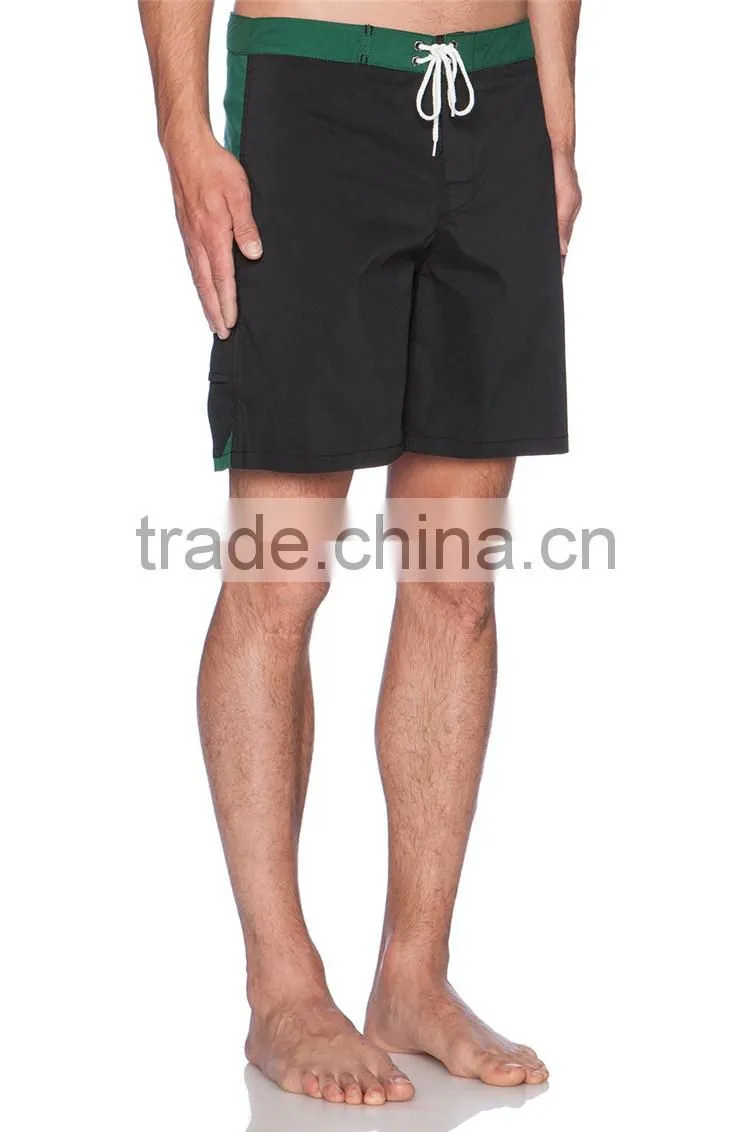 Custom waterproof swimming trunks two color short swim trunks mens