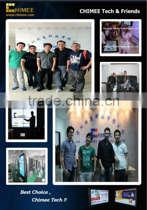 65inch LCD double screen all in one pc