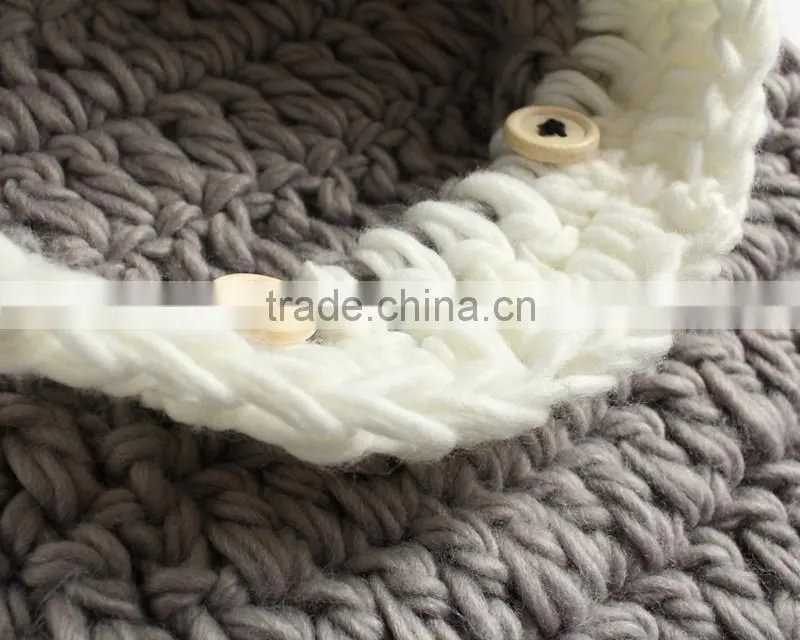 Newest Infants Photo Props Handmade Knitted Crochet Hat Baby Photography LBP20160218-4
