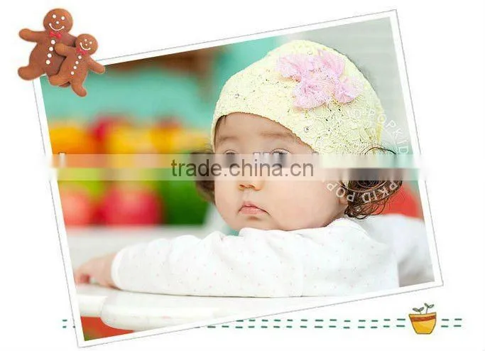 CUTE BABY FLOWER LACE COTTON HEADBAND INFANT HAIRBAND HAIR BOWS