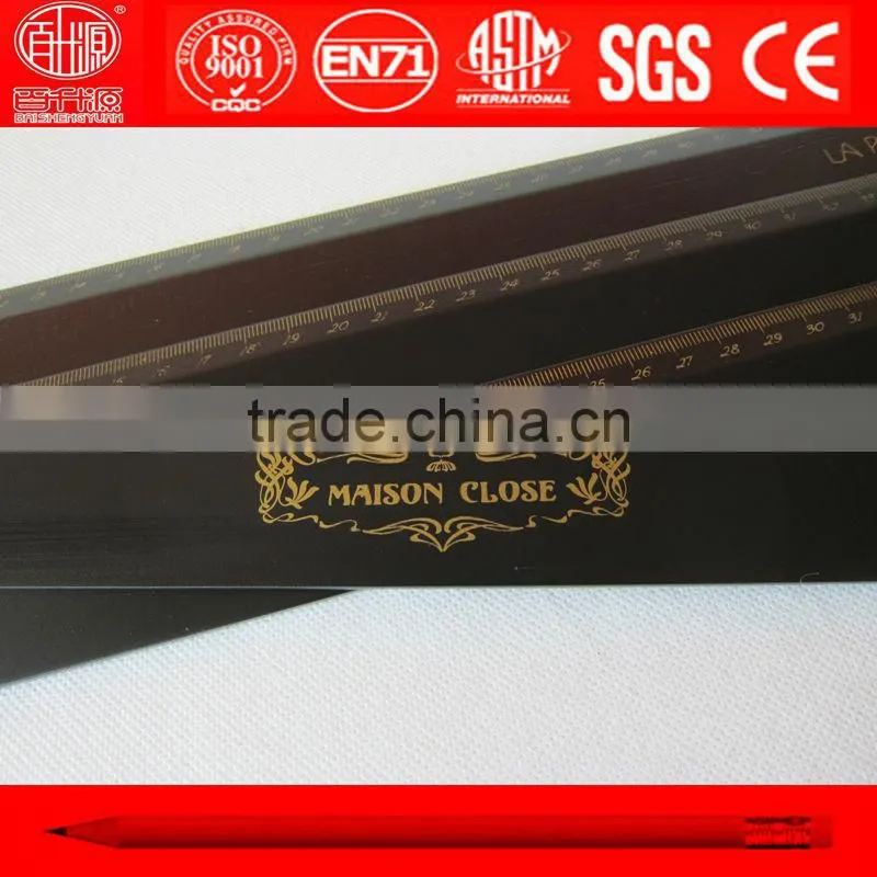 40cm measure wooden ruler