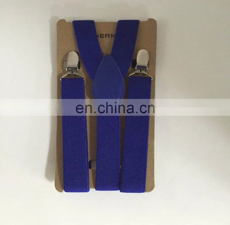 Yiwu Factory Wholesale Custom Elastic Colorful Skinny Suspender Belt