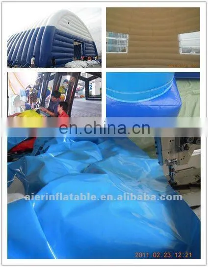 2017 Aier inflatable bubble dome tent/inflatable transparent tent/clear smooth inflatable bubble tent