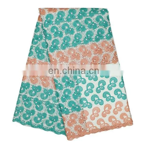 2016 Cheapest high quality guipure lace fabric for wedding dress M16040613