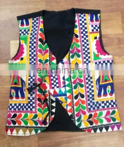 Hot Sale Gujarati Kutchi Embroidery Designer Ladies Elephant Style Navratri Special Indian traditional embroidered Jackets