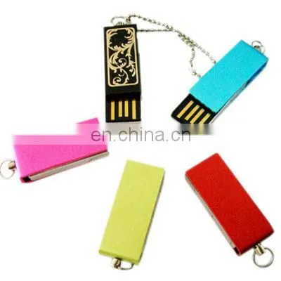 Hot selling portable souvenir usb plastic cover with keychain shape